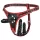 Easytoys - strap-on trusser med tredobbelt dildo - sort