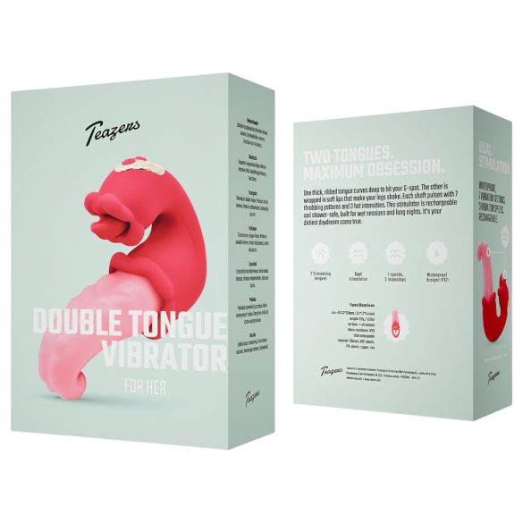 Teazers - dobbelt-tunge vibrator (pink)