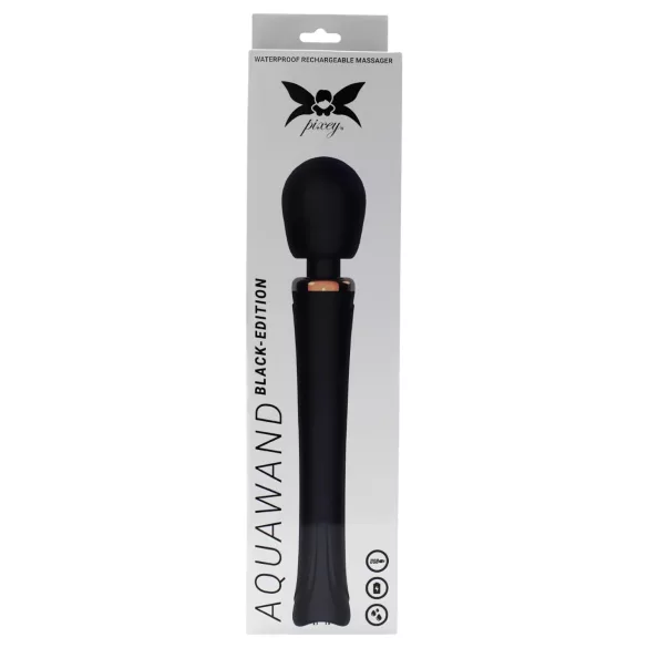 Pixey Aquawand - vandtæt massagevibrator (sort)