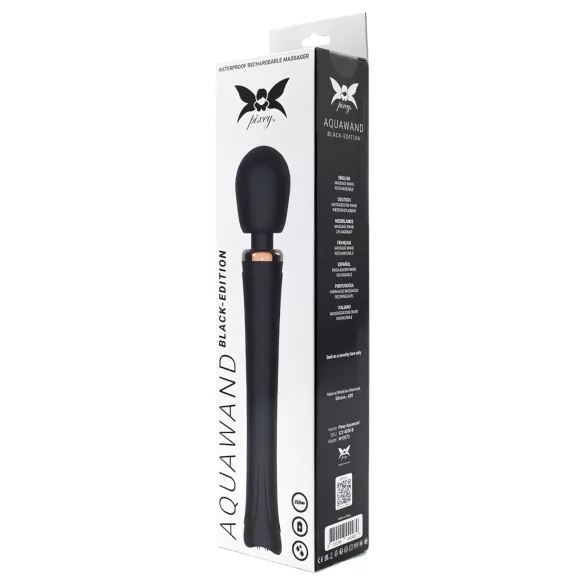 Pixey Aquawand - vandtæt massagevibrator (sort)