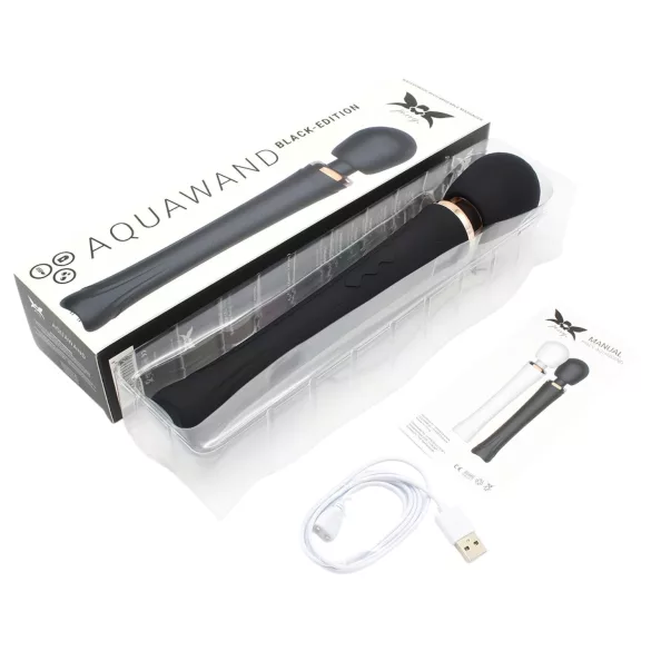 Pixey Aquawand - vandtæt massagevibrator (sort)