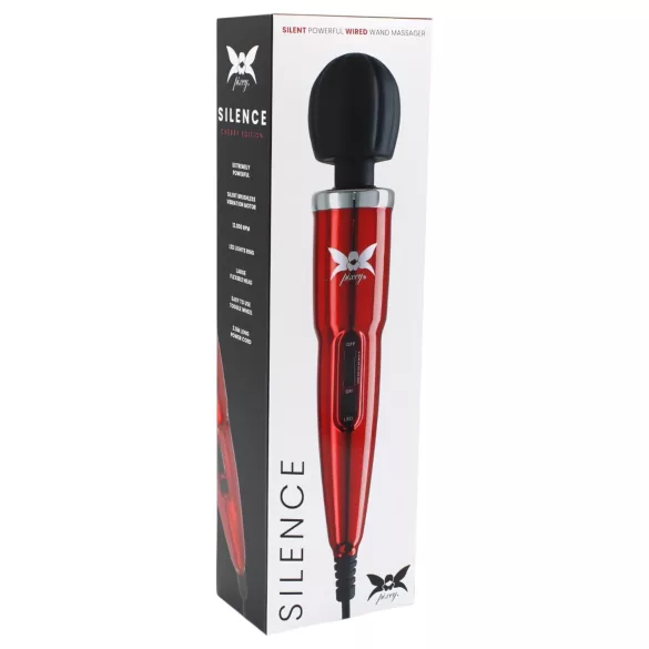 Pixey Silence - lydsvag massagevibrator (rød)