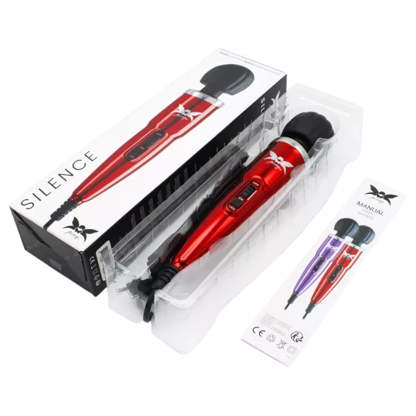 Pixey Silence - lydsvag massagevibrator (rød)