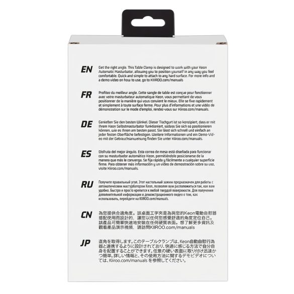 Kiiroo Keon - masturbator holder - sort