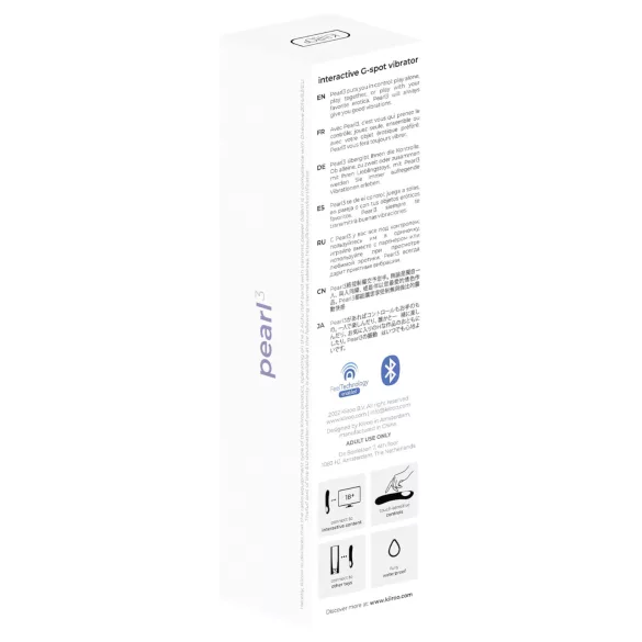 Kiiroo Pearl 3 - interaktiv G-punktsvibrator - lilla