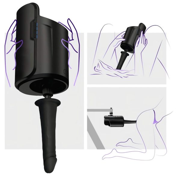 Kiiroo Keon - dildo adapter - sort