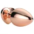 Gleaming Love - analprop aluminium hjerteformet sten M rosa guld