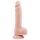 Mr. Dixx 7.6 - sugekop dildo med testikler - natur (19,5 cm)