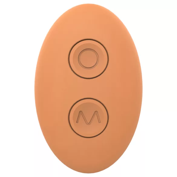 Glam - parvibrator med fjernbetjening - genopladelig - orange