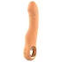 Glam - fleksibel, rillet vibrator (ferskenfarvet)