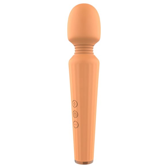 Glam - wand vibrator - genopladelig - orange