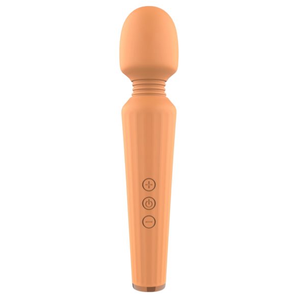 Glam - wand vibrator - genopladelig - orange
