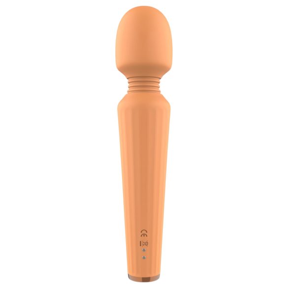 Glam - wand vibrator - genopladelig - orange