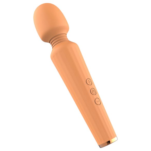 Glam - wand vibrator - genopladelig - orange
