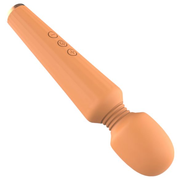 Glam - wand vibrator - genopladelig - orange