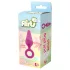 Flirts - analplug - lille størrelse - pink