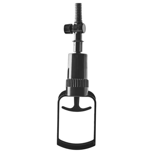 Ramrod Deluxe - penispumpe med manometer - gennemsigtig