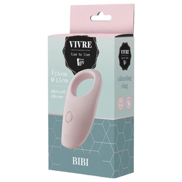 Vivre Bibi - vibrerende penisring - genopladelig - pink