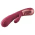 Dinky Jimmy K. Duo - klitorisvibrator med arm - genopladelig - rød