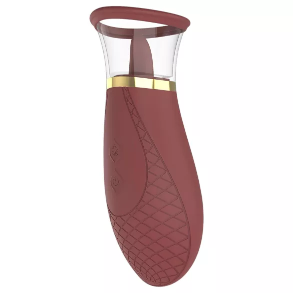 Dreamtoys Roxy - klitorisvibrator med sugefunktion - rød