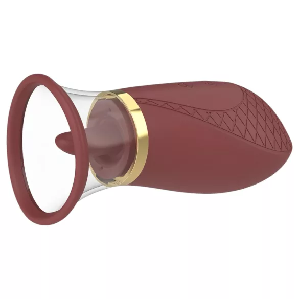 Dreamtoys Roxy - klitorisvibrator med sugefunktion - rød