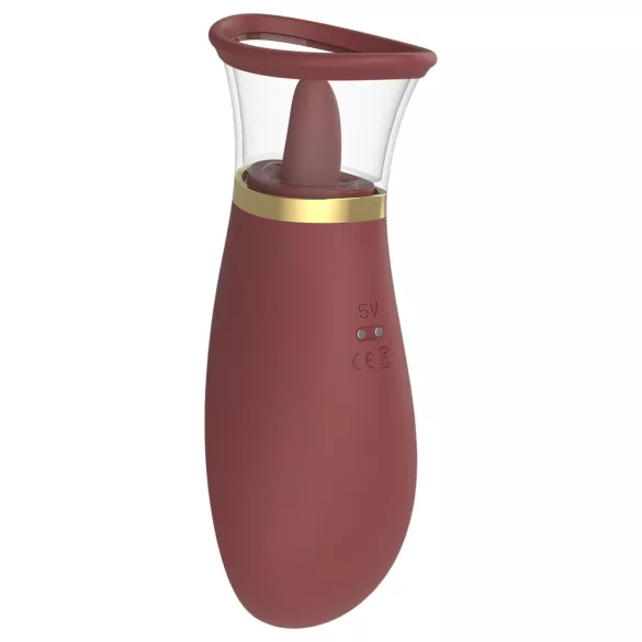 Dreamtoys Roxy - klitorisvibrator med sugefunktion - rød