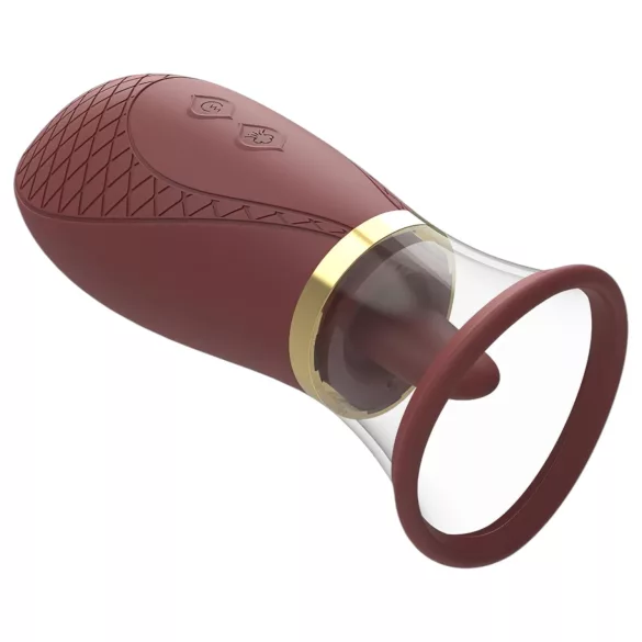 Dreamtoys Roxy - klitorisvibrator med sugefunktion - rød