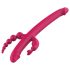 Dreamtoys Anywhere Pleasure Vibe - genopladelig, 4-armet vibrator (pink)