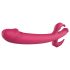 Dreamtoys Anywhere Pleasure Vibe - genopladelig, 4-armet vibrator (pink)