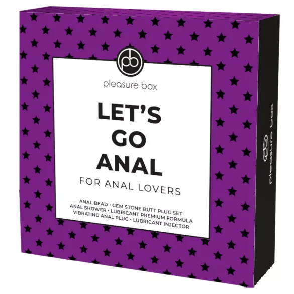 Pleasure Box Let's Go Anal - komplet anal sæt - 7 dele