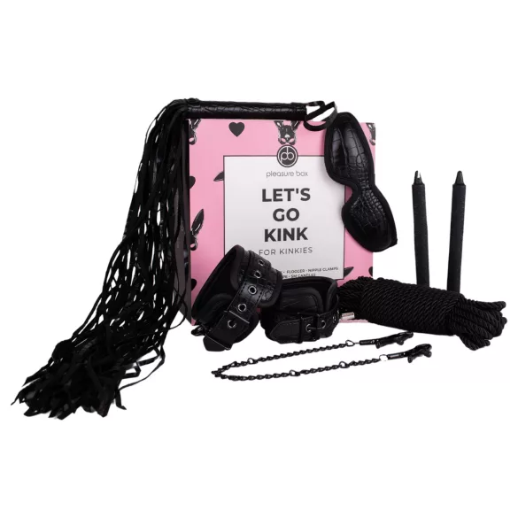 Pleasure Box Let's Go Kink - bondage sæt - 6 dele