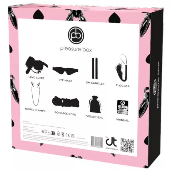 Pleasure Box Let's Go Kink - bondage sæt - 6 dele