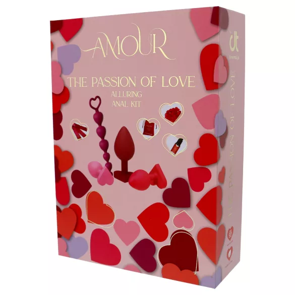 Dreamtoys Amour - analtrænings-gavesæt (rød)