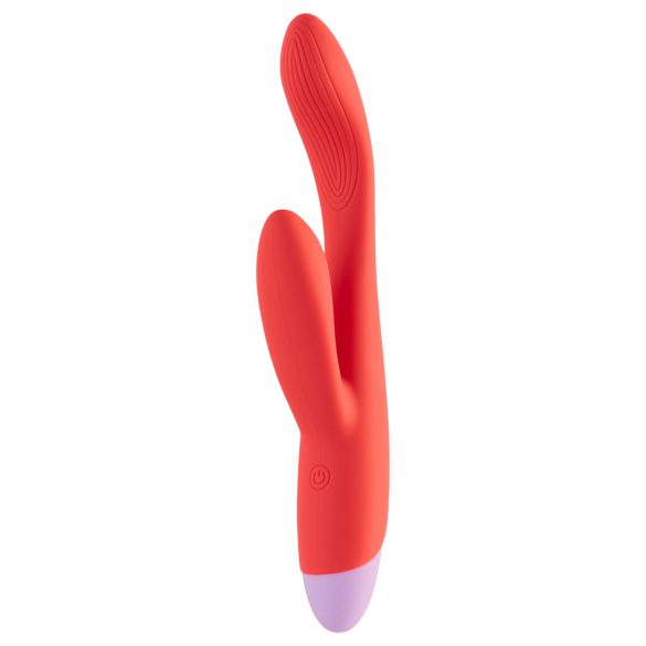 Dreamtoys - G-punkts vibrator med klitorisarm - rød