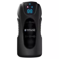   Titanz Ultimate Heat & Thrusting - automatisk masturbator (sort)
