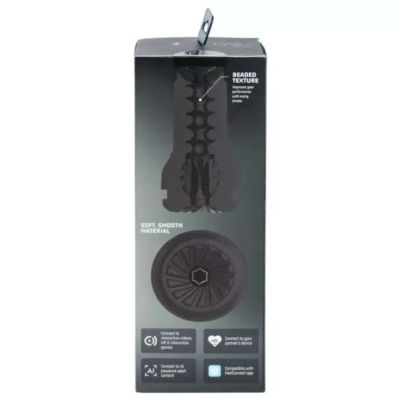 Kiiroo PowerBlow + Feel Pocket lomme-masturbator (sort)