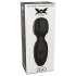 Pixey 2GO - genopladelig mini-massager vibrator (sort)