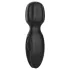 Pixey 2GO - genopladelig mini-massager vibrator (sort)