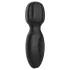 Pixey 2GO - genopladelig mini-massager vibrator (sort)