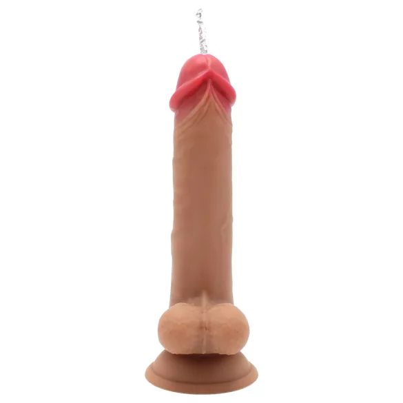 Kiotos Cox Power - vibrerende sprøjtende dildo med fjernbetjening (naturel)