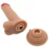 Kiotos Cox Power - vibrerende sprøjtende dildo med fjernbetjening (naturel)