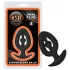 Kiotos - silikone analplug med dilator S (sort)