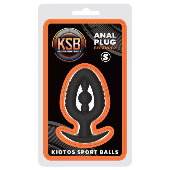 Kiotos - silikone analplug med dilator S (sort)