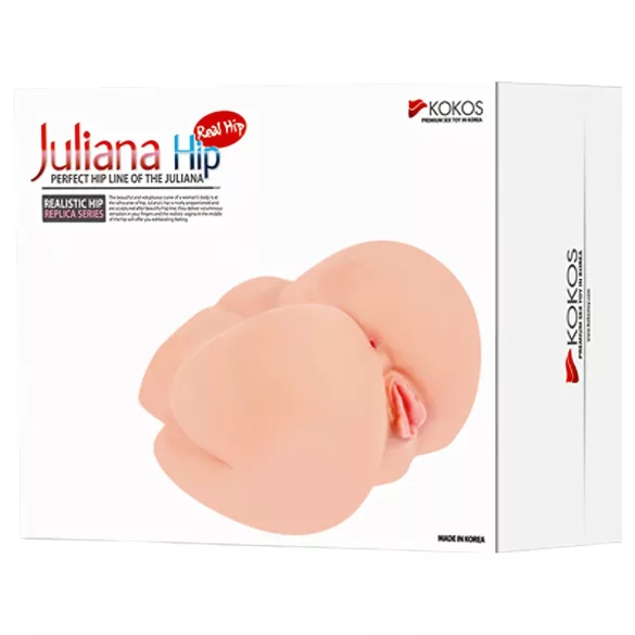 Kokos Juliana - realistisk torso-masturbator (naturfarvet)
