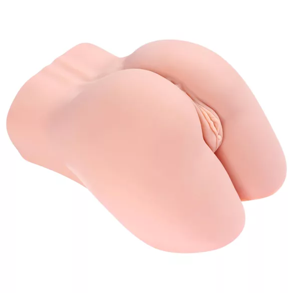 Kokos Hera - realistisk torso-onanidukke med vagina og anus (hudfarvet)