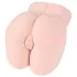 Kokos Hera - realistisk torso-onanidukke med vagina og anus (hudfarvet)
