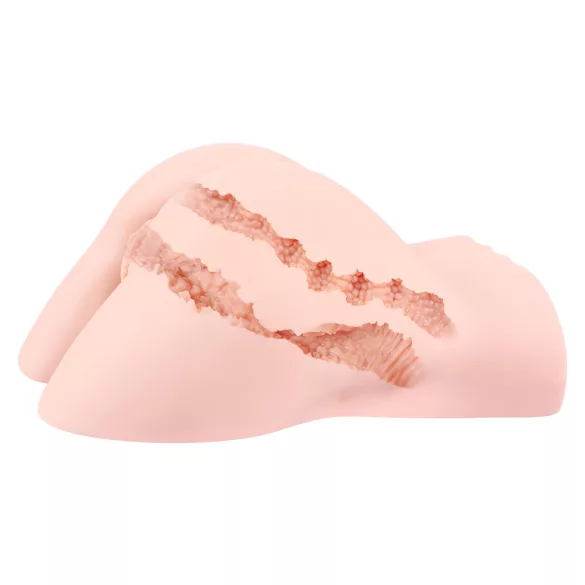 Kokos Hera - realistisk torso-onanidukke med vagina og anus (hudfarvet)