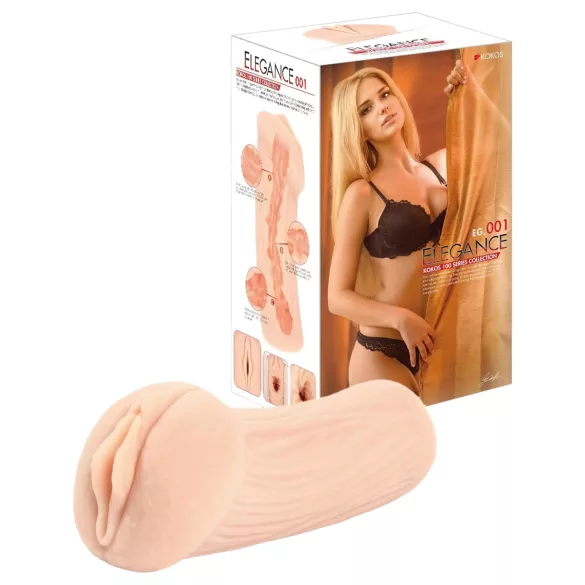 Kokos Elegance 01 - realistisk masturbator vagina - natur