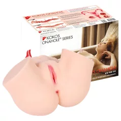 Kokos Onahole - realistisk torso-masturbator (naturfarvet)