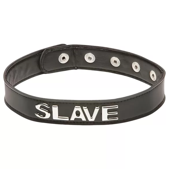 X-Play Slave - halsbånd til bondage - justerbar - sort
